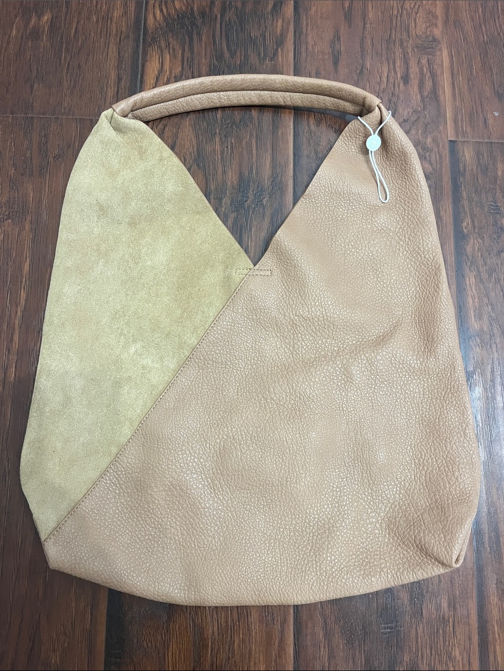 Shiraleah Chicago Hobo Bag Suede Faux Leather Shoulder Purse